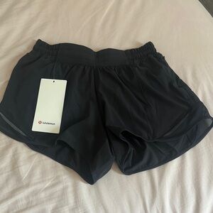 lululemon athletica Black Athletic Shorts Lightweight Elastic Waist